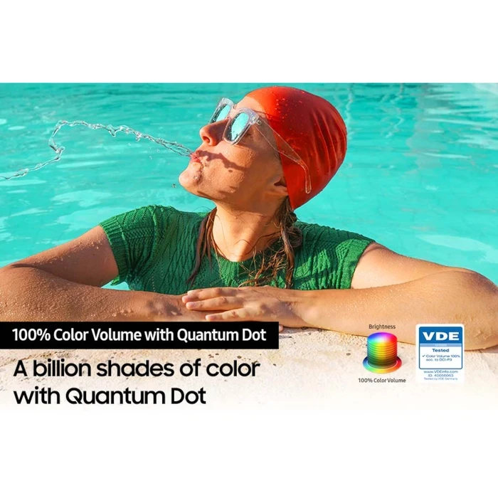 Samsung 75" QA75Q60CARSHE (QA75Q60C) 4K QLED Smart TV | Quantum Processor Lite 4K Dual LED 100% Color Volume HDR10+ Adaptive OTS Lite Wi-Fi 5 Tizen OS
