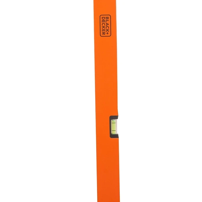 BLACK+DECKER Heavy-Duty Aluminium Box Beam Spirit Level Set (400mm, 600mm, 1000mm) | High-Visibility Magnified Block & Plumb Vials | BDHT43188 / BDHT43189 / BDHT43190