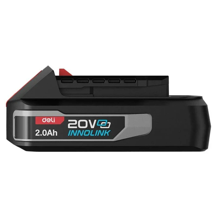 Deli Tools 20V Lithium-Ion Power Pack 2.0Ah High-Performance Cordless Power Tool Battery with 500+ Cycle Life & 20V System Battery | EDE-DC20A2