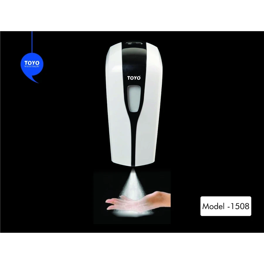 TOYO 1000ML Automatic Sanitizer Dispenser | Convertible Hybrid AC & DC Power Framework | 1.6ml Misty Spray Infrared Sensor | TOYO-1508