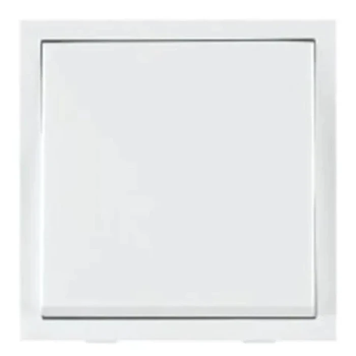 Anchor Roma 66201 1-Way Switch | 10AX 240V | 2-Module Wide Logic | Flame Retardant Polycarbonate Shield