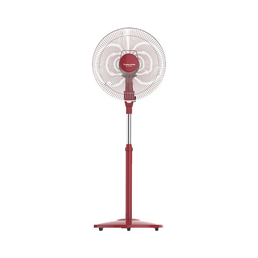 Yasuda 16" High Speed Pedestal Stand Fan | 2100 RPM Jet Speed Air Delivery & 75W Rated Power | 400mm Sweep Size with Premium Virgin PP 3-Blades | YS-ST940H (Blue & White / Red & White)