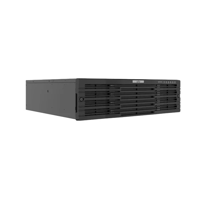 UNV 128-Channel 3U Rackmount Enterprise NVR with 16 SATA Bays, 8K HDMI, RAID & Redundant Power | NVR516-128E-R