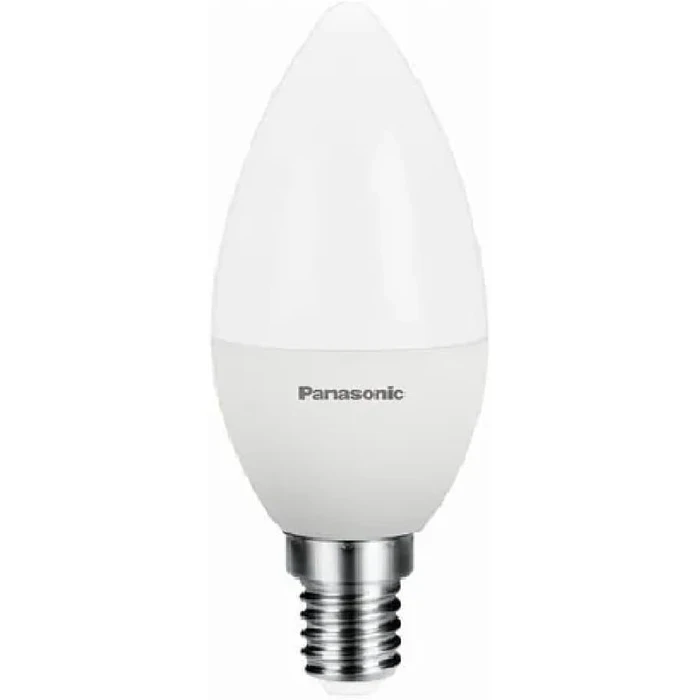 Panasonic E14 4W Dimmable LED Candle Light Bulb (40W Incandescent Equivalent) | 360° Chandelier & Wall Sconce Lamp in 3000K Warm White & 6500K Cool White | PBUM15 Series