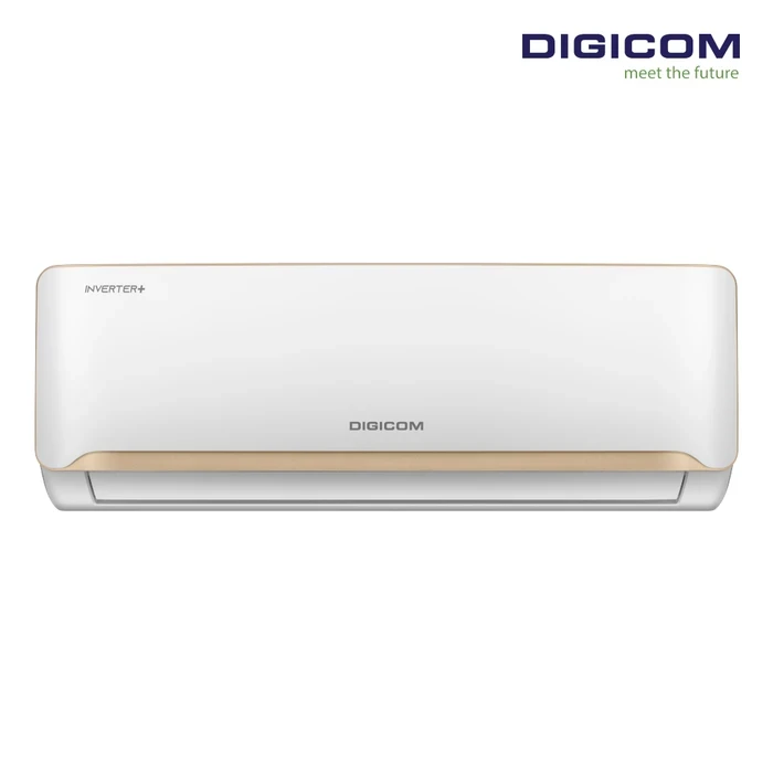 Digicom 1.0 Ton / 1.5 Ton / 2.0 Ton Inverter+ Split Air Conditioner | Copper Condenser Cooling & Heating | Health Mode Air Purification LED Display Low Noise | R401A