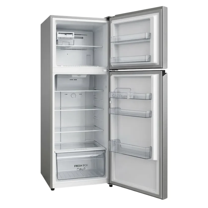 Panasonic 350 Litres Prime Convertible Double Door Refrigerator | Inverter Surround Cooling with ECONAVI AI Sensors & Toughened Glass Shelves - Electric Grey - NR-TG368BVHX