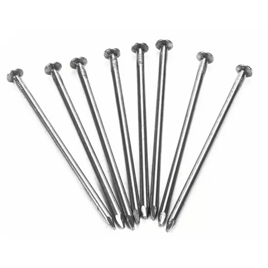 High-Tensile Steel Nails | 1" to 4" Sizes | Polished & Galvanized Finish for Construction Framing, Shuttering, and Woodwork