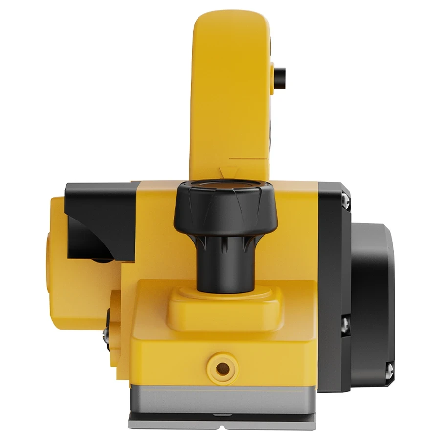 Deli 550W Professional 82mm Electric Wood Planer | 15,800 RPM Pure Copper Motor 1mm Depth & 9mm Rabbeting Capacity with High-Speed Steel Blades (Yellow) | EDC591