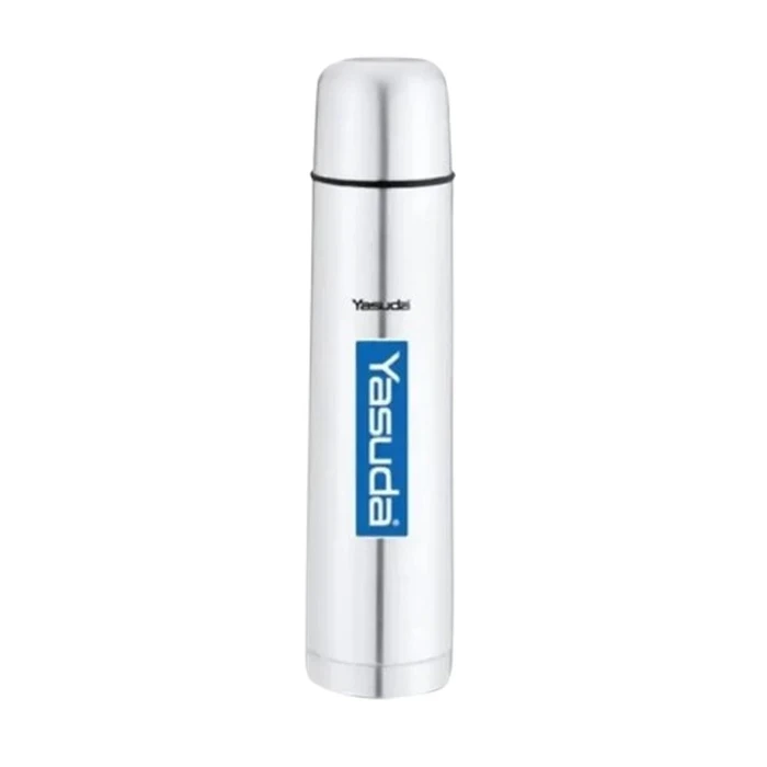 Yasuda Stainless Slim Steel Flask | 24 Hours Hot & Cold Double Wall Vacuum Thermal Water Bottle | FDA PP Silicone Copper Coated Leak Proof Flask | YS-SF500, YS-SF750 & YS-SF1000