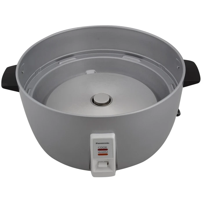 Panasonic 3.2L Automatic Drum Rice Cooker with Double Heating Coil & Warmer | 1050W Auto Keep Warm 5 Hrs Stainless Steel Lid | Cooking Steaming Soup Making Metallic Gold / Silver | SR-932D