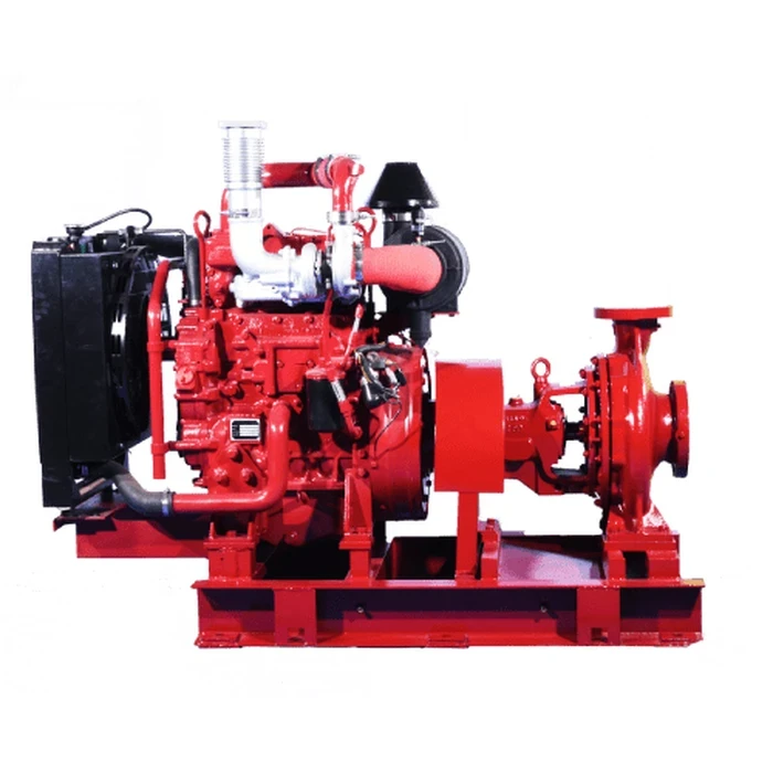 Kirloskar KFE Series Heavy-Duty Diesel Fire Engine Pump Set | NFPA 20 Compliant 1,000+ m3/hr & 150m Head Emergency Skid/Trailer Firefighting System