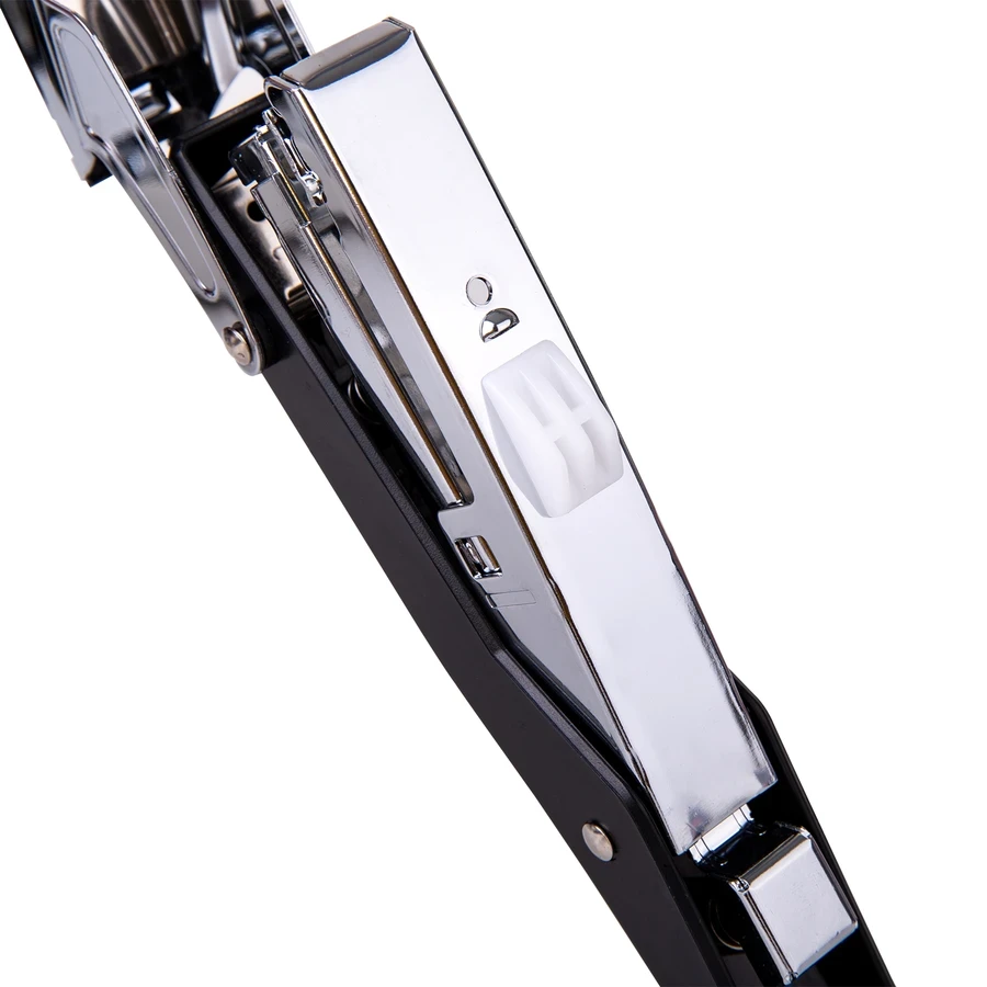 Deli Ergonomic 25-Sheet Plier Stapler | Rotatable Anvil, 40mm Throat Depth & Front Loading for 24/6 & 26/6 Staples | E0329
