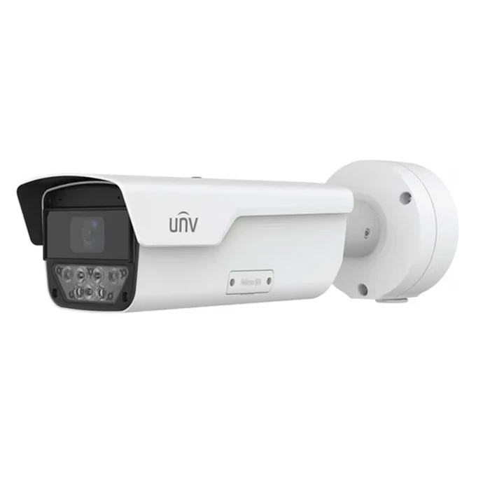 UNV IPS-HC268 HDX4-WH-I1 8.0 MP Bullet ANPR Camera | 4K 60fps High-Speed Traffic Intel System | Uniview 4X Optical Zoom 140dB WDR IK10 IP67 PoE+ Two-Way Audio CCTV