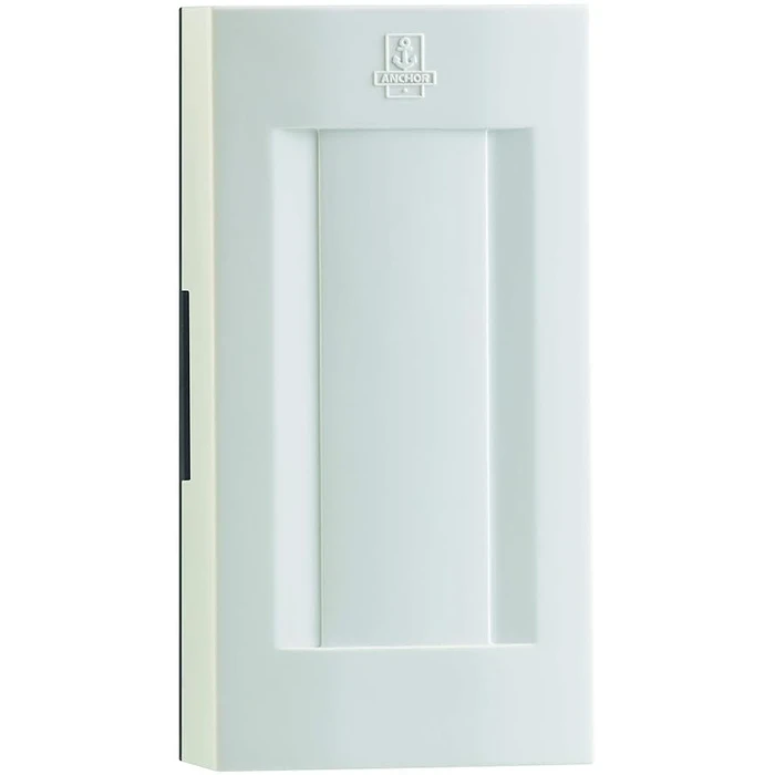 Anchor Capton Ding Dong Wired Door Bell | 240V AC 2-Tone Melodious Home & Office Chime (White) | 8272