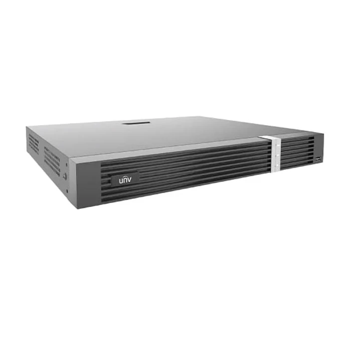 UNV 32-Channel 1U AI Network Video Recorder with 2 SATA Bays, 4K HDMI, SIP & Dual Gigabit Ports | NVR302-32E2-IQ