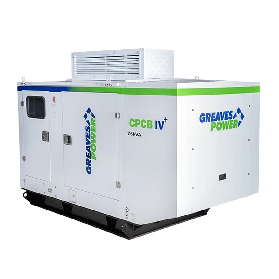 Greaves Prime Diesel Generator | 40 kVA to 100 kVA | Three Phase | Stamford Alternator | Acoustic Enclosure