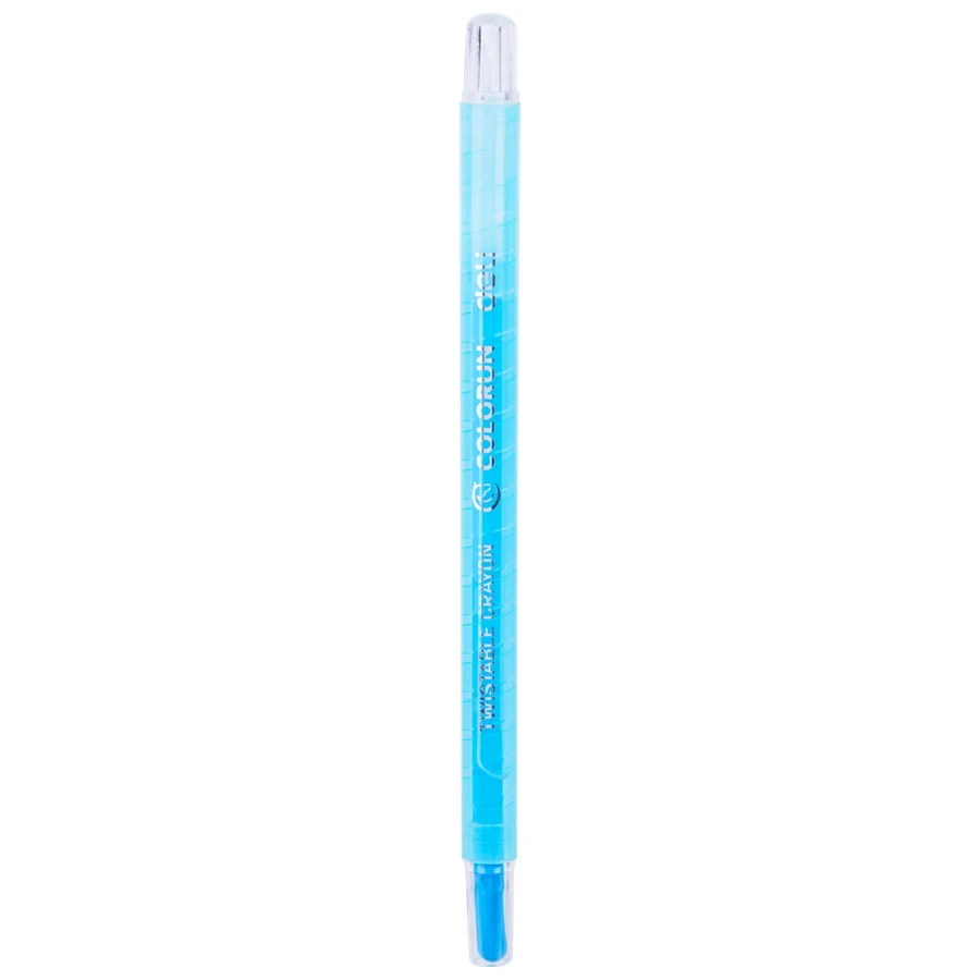 Deli 12-Color Twistable Crayon Set | Easy Twist Mechanism, Clean Hands Round Barrel & Non-Toxic Wax | EC20403