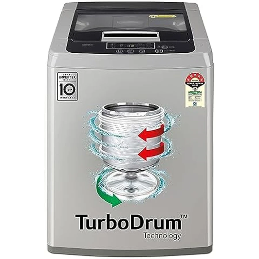 Panasonic 7 Kg Fully Automatic Top Load Washing Machine | Inox Grey Washer with Front Panel Display & Smart Wash Programs | Model NA-F70C2CNP