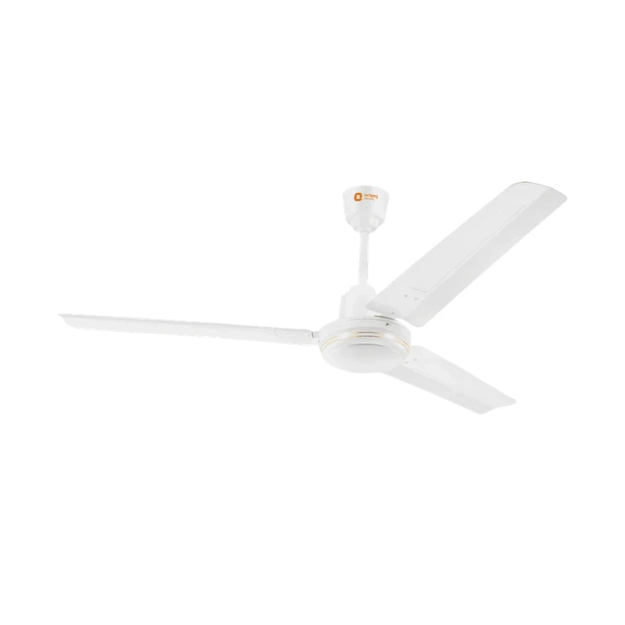 Orient New Breeze Base Ceiling Fan 1400mm | 56W Energy Efficient | 300 RPM | 225 CMM Airflow | Brown & White