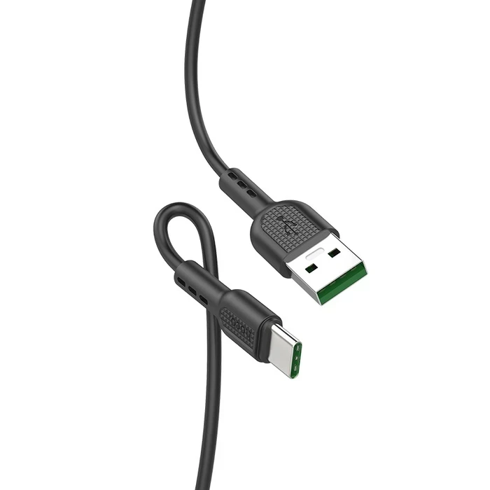 HOCO Surge Flash Charging Cable | Type-C High-Velocity Logic | 5A SuperCharge Power Matrix | X33