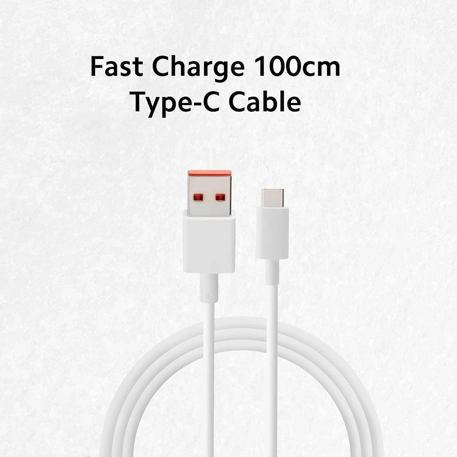 Xiaomi 120W HyperCharge Combo 40599 - Single Port USB Fast Wall Charger for Laptops, Tablets, and Phones