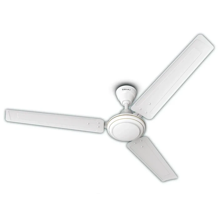 Bajaj Chetak Neo 1200mm (48") High-Speed Ceiling Fan | 400 RPM 52W Energy-Saver Induction Motor with Rust-Proof Blades - Opal White | Model 251566EE