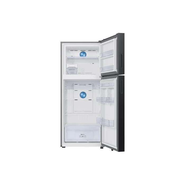 Samsung 396L RT41DG6A2BB1HL Double Door Refrigerator | Wi-Fi SmartThings AI Energy Mode 5-in-1 Convertible Twin Cooling Toughened Glass Real Steel