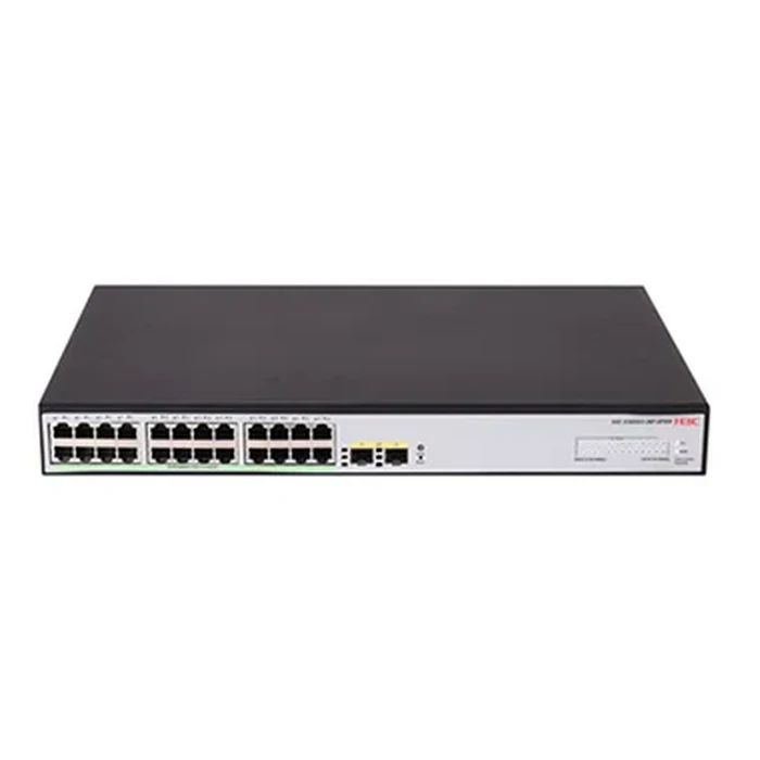 H3C S1600V2-HPWR Series Web Managed Gigabit PoE+ Access Switches (6P / 10P / 18P / 26P / 26S) | 4 to 24 PoE+ Ports up to 370W Budget with SFP/10G SFP+ Uplinks & 6kV Surge | H3C S1600V2-HPWR Series