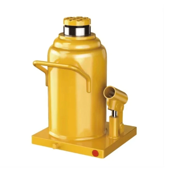 Deli Tools 32-Ton Hydraulic Bottle Jack | Heavy-Duty Welded Steel Industrial Lift with Safety Valve (260mm - 430mm) | EDQ71032