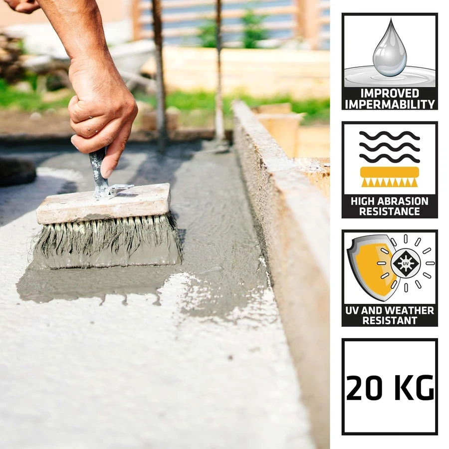 Sika Raintite Acrylic Waterproofing System 1kg to 20kg 114075-AZ | UV Resistant | Anti-Fungal | Interior and Exterior | White