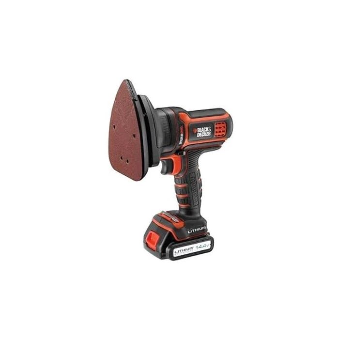 BLACK+DECKER Multievo Detail Corner Sander Attachment Head | 7,500 RPM Hook-and-Loop Tear-Drop Finishing Tool | MTSA2-XJ
