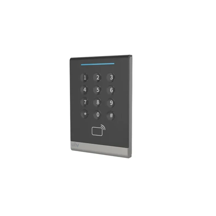 UNV Wall Mount Mifare 13.56MHz Card Reader with Keypad, Wiegand & RS485 Interfaces, IP65 Weatherproofing & Built-in Buzzer | Model No. OEC-R3H-MK