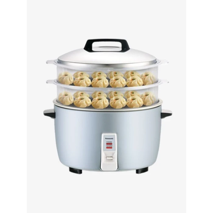 Panasonic 4.2L Big Capacity Commercial Electric Drum Cooker | Double Heating Coil & Anodized Aluminium Pan | 5-Hour Auto Keep Warm & Double Thermal Fuse Safety | Model SR-942D Series