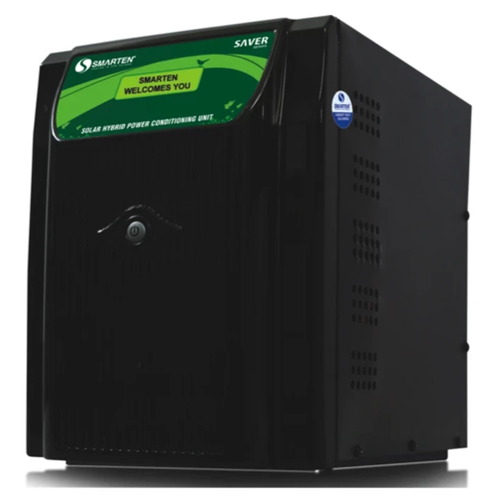 Smarten Saver Series 3500VA (3.5 kVA) 48V Pure Sine Wave Heavy-Duty Commercial Solar PCU with Built-in PWM Controller, Triple MCB & Zero-Volt Recovery | SAVER 3500