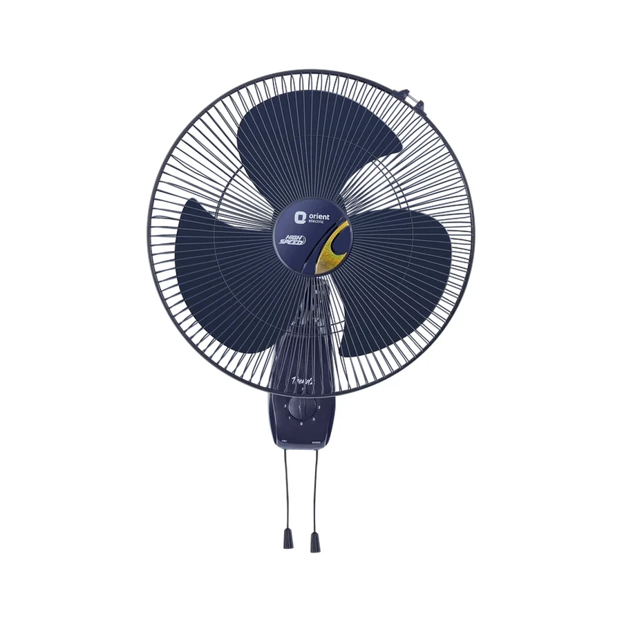 Orient Wall-47 Wall Fan | 110W High-Velocity Motor | Heavy-Duty Air Delivery | Electric Blue