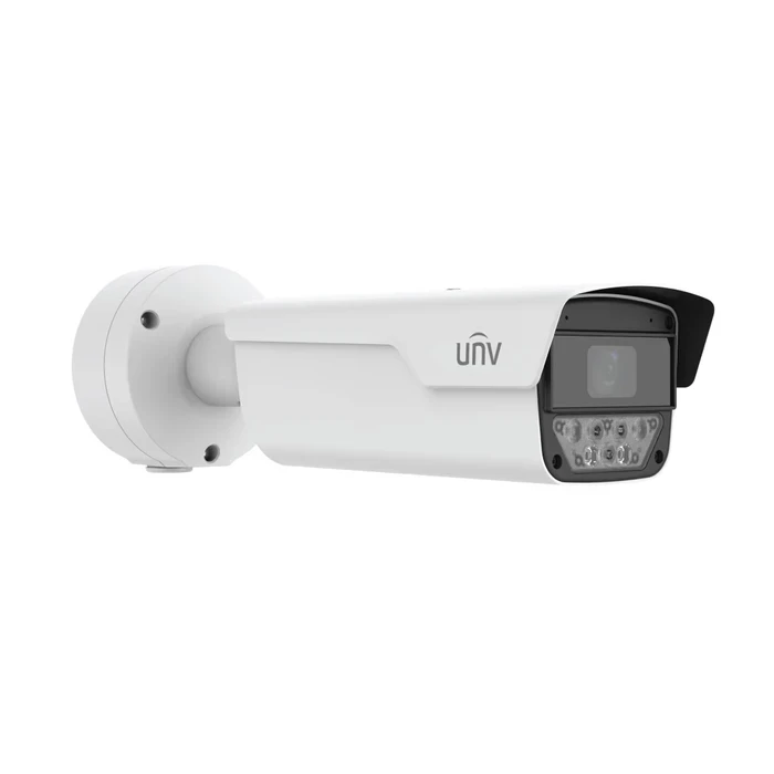 UNV IPS-HC268 HDX4-WH-I1 8.0 MP Bullet ANPR Camera | 4K 60fps High-Speed Traffic Intel System | Uniview 4X Optical Zoom 140dB WDR IK10 IP67 PoE+ Two-Way Audio CCTV