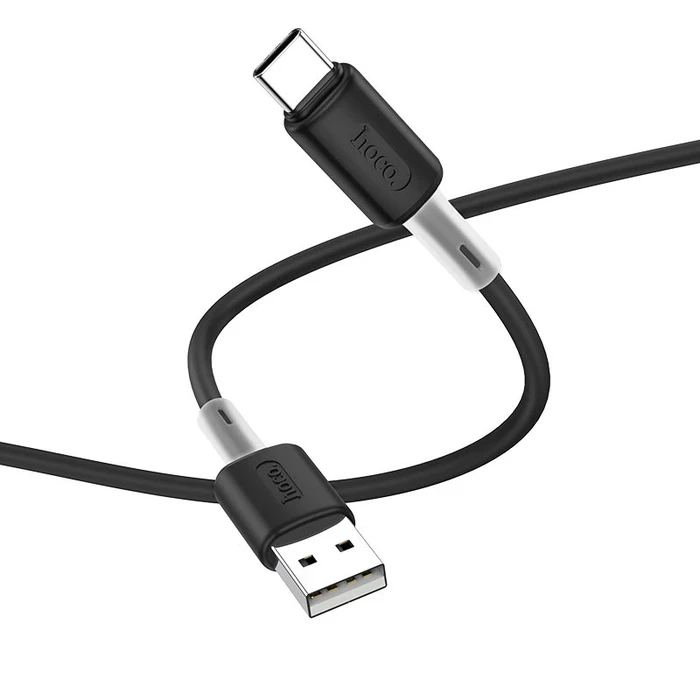 HOCO Soft Silicone Charging Cable | Type-C High-Fidelity Connectivity Logic | 3.0A Power Matrix | X48