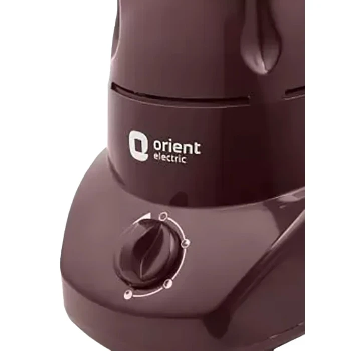 Orient Bolt Super 500W Tower Shape 3-Jar Mixer Grinder | High-Torque Balanced Coil Motor with Stainless Steel Blades, 3-Speed Dial & 2.2A Overload Protection (Cherry Brown) | MGBS50C3