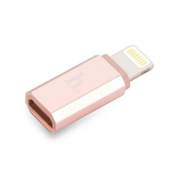 Hoco Lightning to Micro USB Adapter | High-Fidelity Charge & Data Sync Matrix | Ultra-Compact Durable Hardware Shield