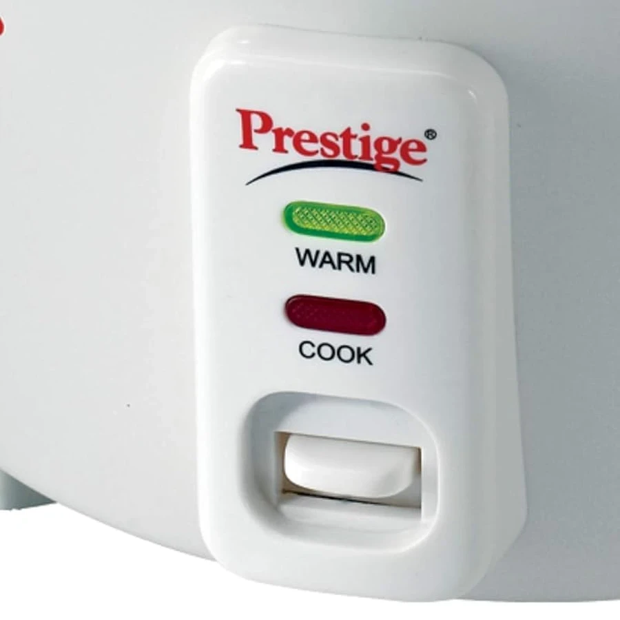 Prestige PRWO 1.8 700W Electric Rice Cooker | 1.8 Litre Capacity with Stainless Steel Vent Lid & Automatic Keep Warm - Model 41279