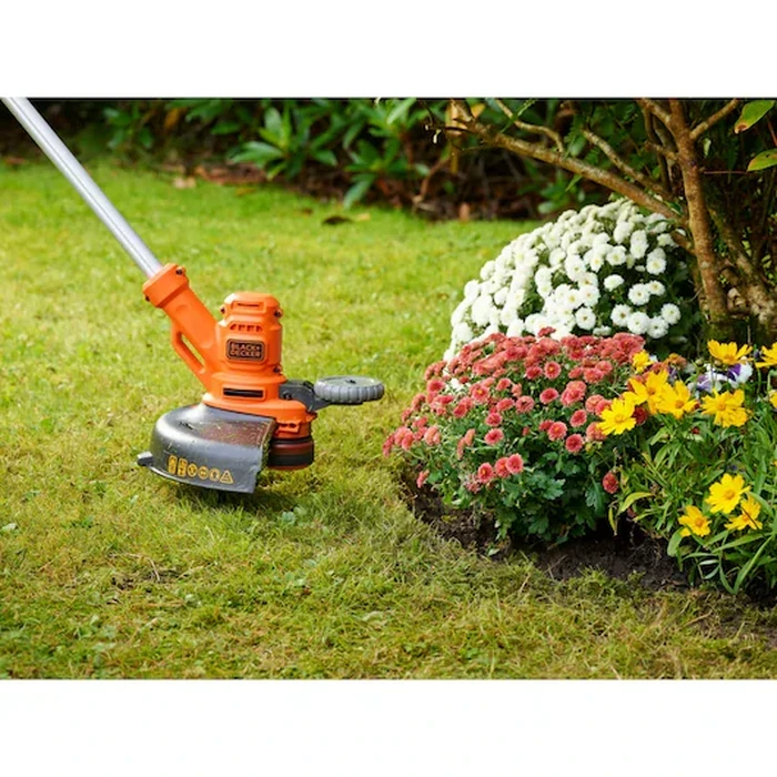 BLACK+DECKER 550W 3-in-1 30cm Corded Electric Multi-Function String Trimmer & Lawn Mower | AFS Auto-Feed with Detachable Wheeled Deck & Telescopic Pole | BESTA530CM-GB
