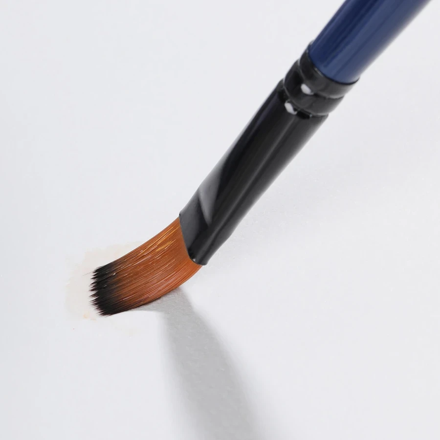 Deli 6-Piece Water Colour Brush Set | Soft Nylon Bristles, Solid Birch Wood Barrels & Portable Case | EC277