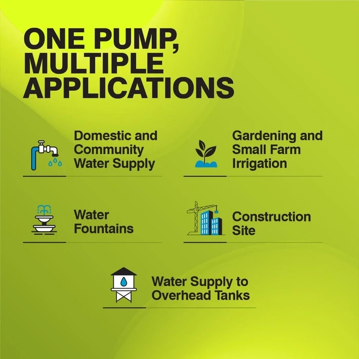 Kirloskar KOS Series Heavy-Duty Cast Iron Openwell Submersible Pump | CED Anti-Rust Coated Water-Cooled Three-Phase Pump for Irrigation, Sumps & Municipal Supply