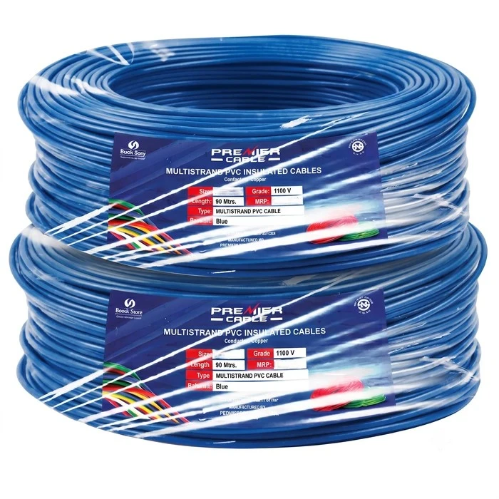 Premier Wires 1100V Professional Multi Strand Flexible Copper Electrical Cable | 1.0 to 16.0 SQ. MM. House & Panel Wiring Cable | Red, Yellow, Blue & Black