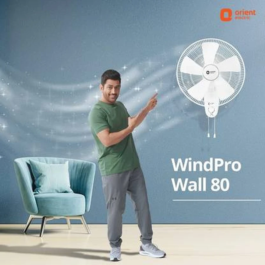 Orient Wind Pro Wall 80 Fan 16-inch | 85W High-Power Motor | 3-Speed Settings | High-Velocity Air Delivery | White