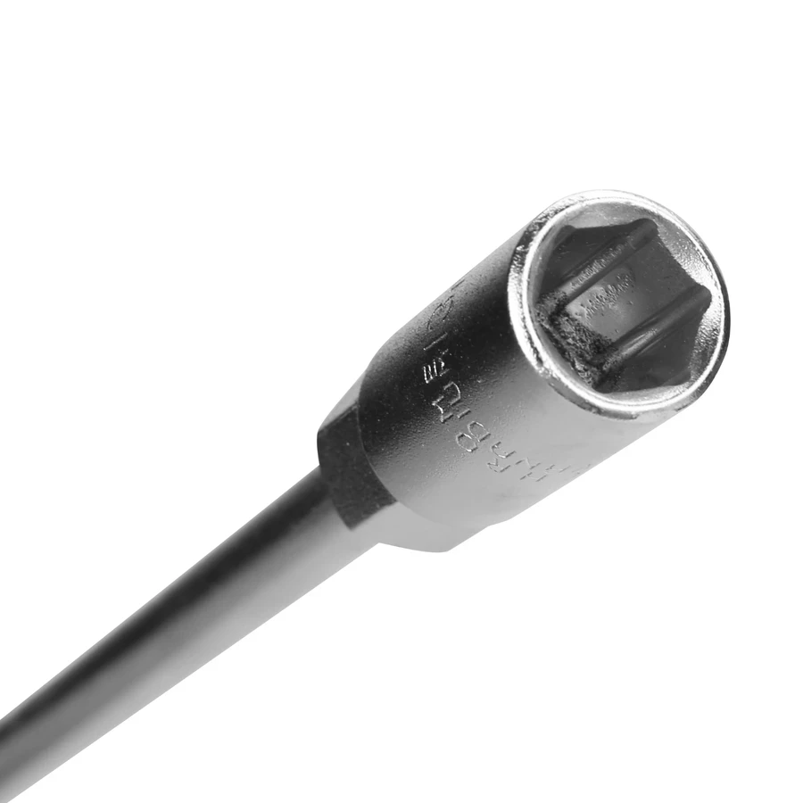 Deli 13mm Professional CR-V Steel T-Handle Socket Wrench | Heavy-Duty 6-Point Deep-Reach High-Leverage Fastening Tool for Automotive & Machinery | EDL13 (Silver)