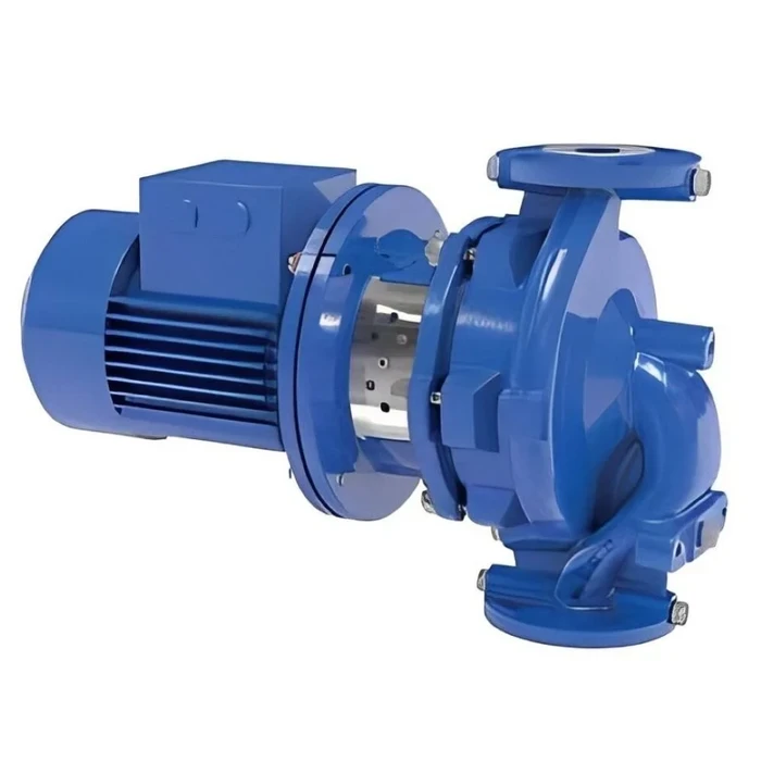 Kirloskar KW-LC Series Vertical In-Line Centrifugal Pump | 350 m3/hr & 95m Head Space-Saving PN16 Long-Coupled Pump for HVAC & High-Rise Water Systems