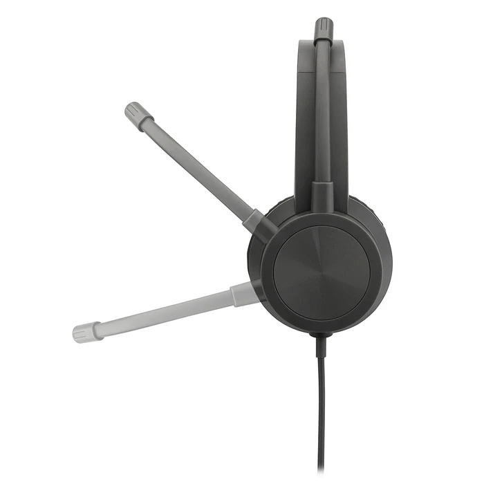 Digicom PC-19 Wired USB Headset | Noise-Cancelling Mic Logic | Lightweight All-Day Comfort & Plug-and-Play | Black