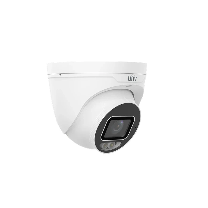 UNV 2MP Motorized Varifocal (2.8–12mm) Dual-Light Dome Camera | 50m IR/Warm Light 120dB WDR Human/Vehicle AI Built-in Mic IP67 PoE CCTV IPC3632LE-ADZK-DL3
