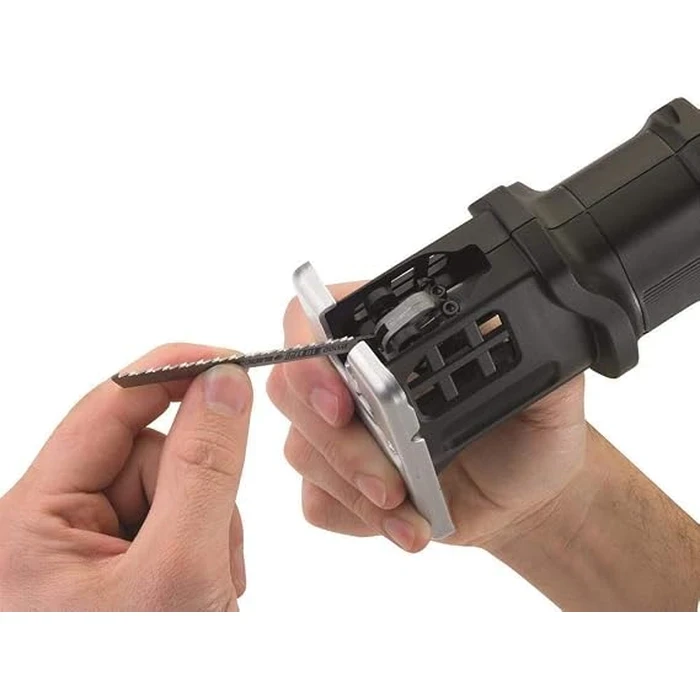 BLACK+DECKER Multievo Modular Jigsaw Attachment Head with 5 Wood Blades | Tool-Free Quick-Clamp Curved & Scroll Saw Head | MTJS1-XJ